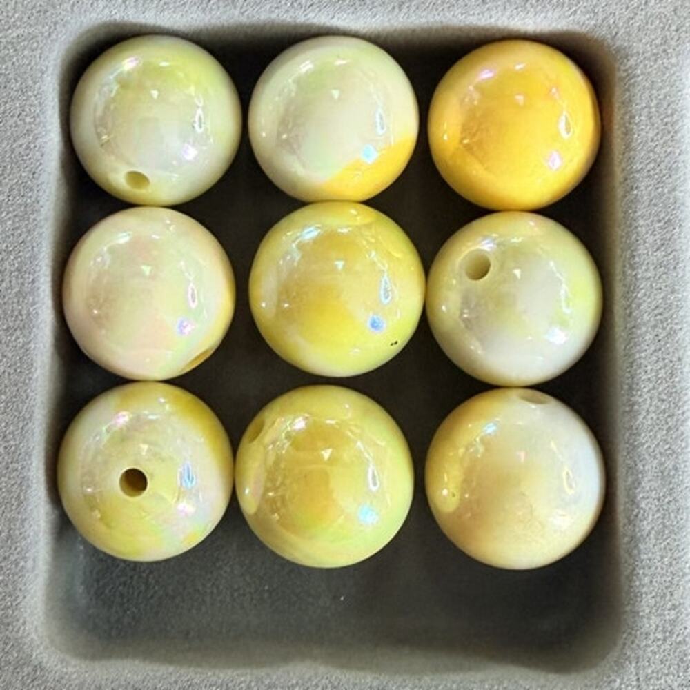 #8126 5 piece Marbled Cloud beads - You Choose color - 16mm For Beadable Items